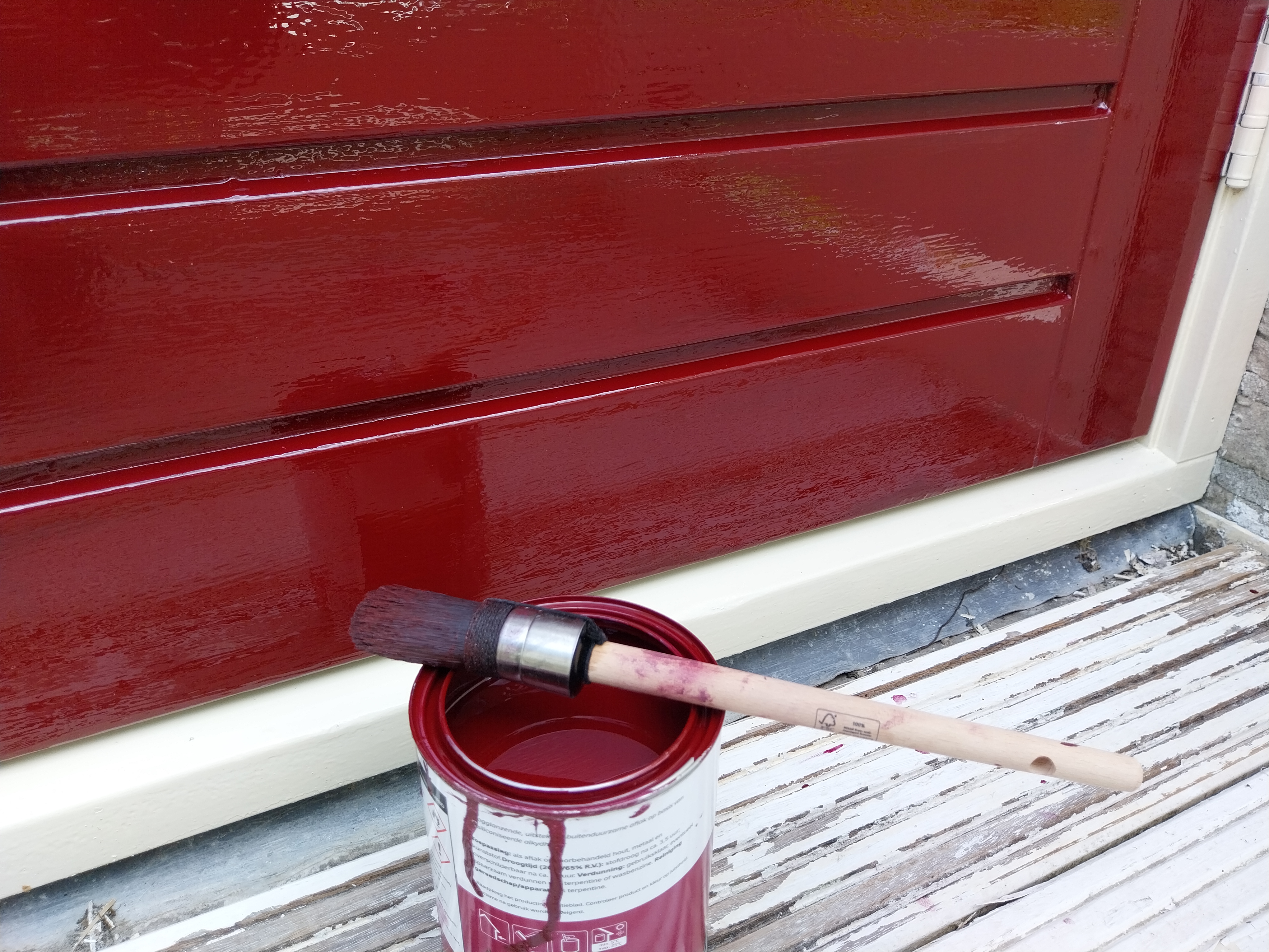 Schilderen van buitendeur